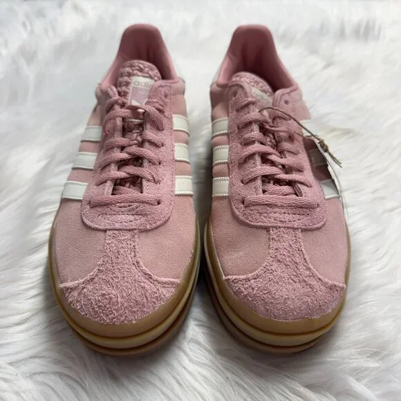 Adidas Gazelle Bold Wonder Mauve Off White Gum Womens JS3903 NEW Multi Sz - Picture 3 of 5